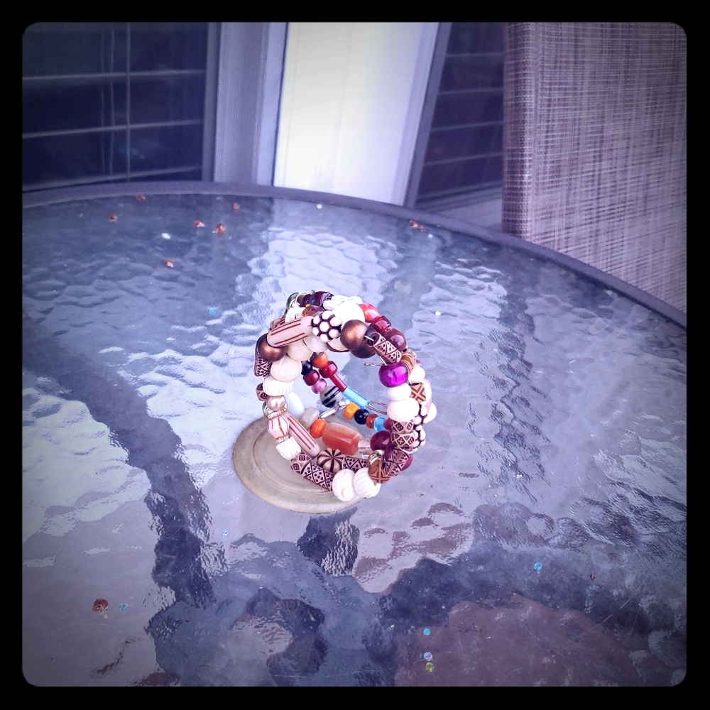 Memory wire Seashell bracelet